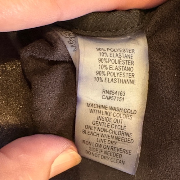 Calvin Klein Black Waterfall Moto Vest - Picture 12 of 12